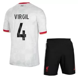 Liverpool Virgil van Dijk 4 Ausweichtrikot 24/25 für Kinder Liverpool Virgil van Dijk 4 Ausweichtrikot 24/25 für Kinder