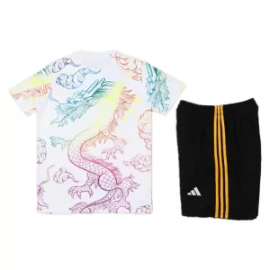 Real Madrid Trikot 24/25 Dragon für Kinder Weiß