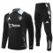 Manchester United Trainingspullover-Set 24/25 für Herren Schwarz