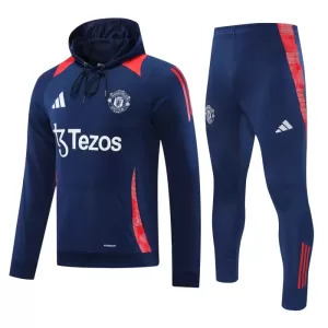 Manchester United Trainingspullover-Kit mit Kapuzenpullover 24/25 für Herren Navy