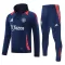 Manchester United Trainingspullover-Kit mit Kapuzenpullover 24/25 für Herren Navy