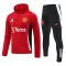 Manchester United Trainingspullover-Kit mit Kapuzenpullover 24/25 für Herren Rot