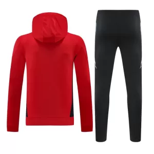 Manchester United Trainingspullover-Kit mit Kapuzenpullover 24/25 für Herren Rot