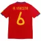 Spanien A. Iniesta 6 2010 Heimtrikot Retro für Herren
