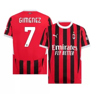 AC Milan Santiago Gimenez 7 Heimtrikot 24/25 für Herren AC Milan Santiago Gimenez 7 Heimtrikot 24/25 für Herren