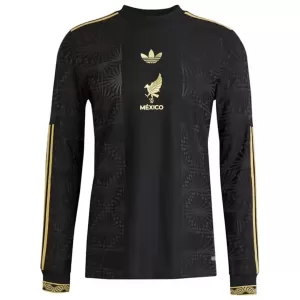 Mexiko Trikot 24/25 Langarm für Herren Schwarz (Speziell)