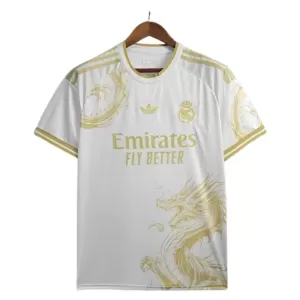 Real Madrid Trikot 24/25 Dragon für Herren Weiß (Speziell)
