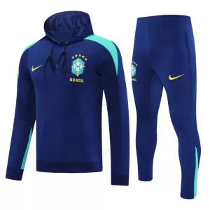 Brasilien Trainingspullover-Set 24/25 für Herren Navy