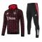 Manchester United Trainingspullover-Kit mit Kapuzenpullover 24/25 für Herren Rot