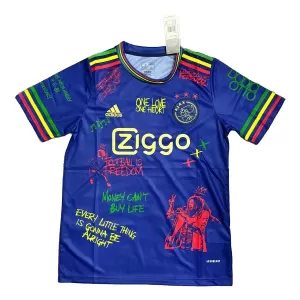 Ajax Amsterdam x Bob Marley Trikot 24/25 für Herren Blau Ajax Amsterdam x Bob Marley Trikot 24/25 für Herren Blau