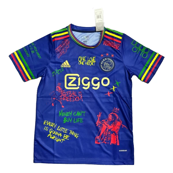 Ajax Amsterdam x Bob Marley Trikot 24/25 für Herren Blau