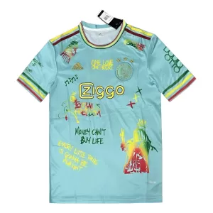 Ajax Amsterdam x Bob Marley Trikot 24/25 für Herren Blau Ajax Amsterdam x Bob Marley Trikot 24/25 für Herren Blau