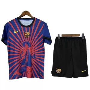 FC Barcelona x Luffy Trikot 24/25 für Kinder (Speziell)