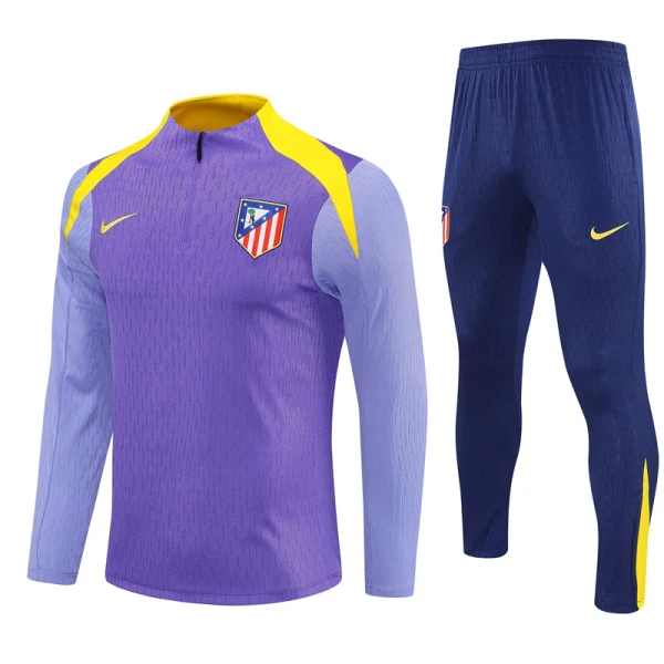 Atlético Madrid Trainingspullover-Set 25/26 für Herren Lila