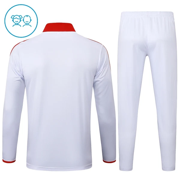 FC Bayern München Trainingspullover-Set 24/25 für Kinder Weiß