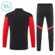 FC Bayern München Trainingspullover-Set 25/26 für Kinder Schwarz