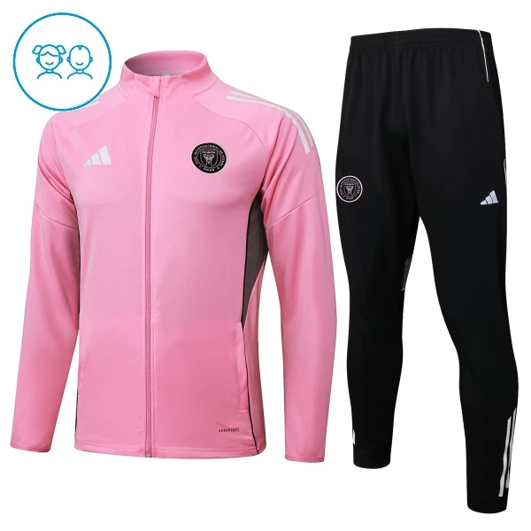 Inter Miami CF Trainingsjackenanzüge 24/25 für Kinder Rosa Inter Miami CF Trainingsjackenanzüge 24/25 für Kinder Rosa