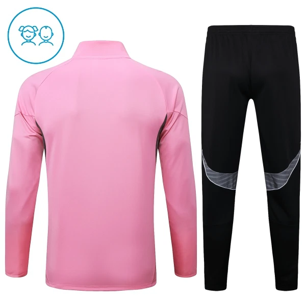 Inter Miami CF Trainingsjackenanzüge 24/25 für Kinder Rosa