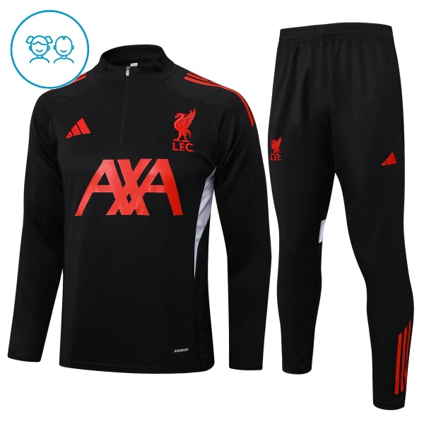 Liverpool Trainingspullover-Set 24/25 für Kinder Schwarz Liverpool Trainingspullover-Set 24/25 für Kinder Schwarz