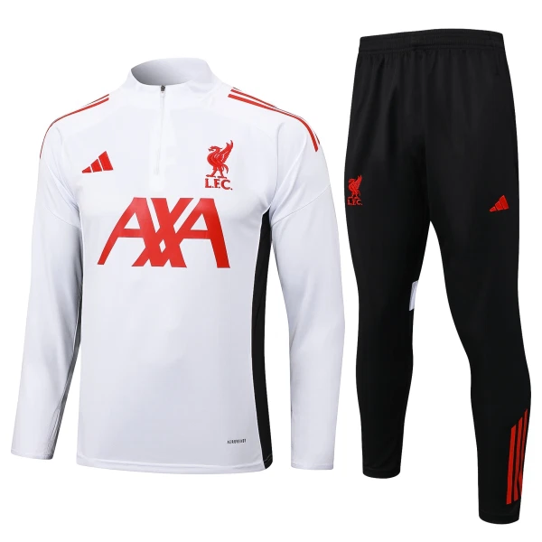 Liverpool Trainingspullover-Set 25/26 für Herren Weiß Liverpool Trainingspullover-Set 25/26 für Herren Weiß