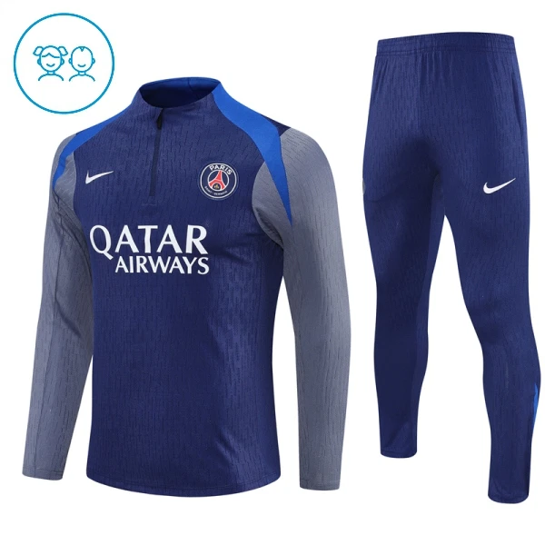 Paris Saint-Germain Trainingspullover-Set 25/26 für Kinder Navy Paris Saint-Germain Trainingspullover-Set 25/26 für Kinder Navy