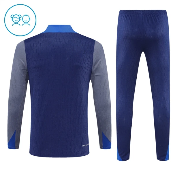 Paris Saint-Germain Trainingspullover-Set 25/26 für Kinder Navy
