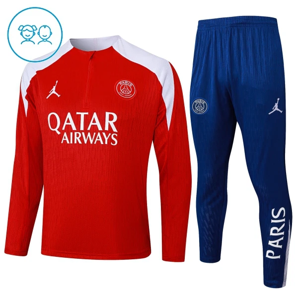 Paris Saint-Germain Trainingspullover-Set 25/26 für Kinder Rot