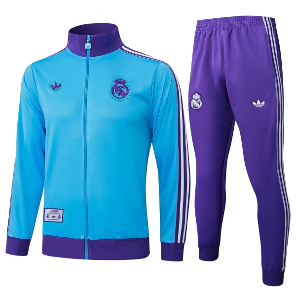 Real Madrid Trainingsjackenanzüge 25/26 für Herren Blau Real Madrid Trainingsjackenanzüge 25/26 für Herren Blau