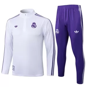Real Madrid Trainingspullover-Set 25/26 für Herren Weiß