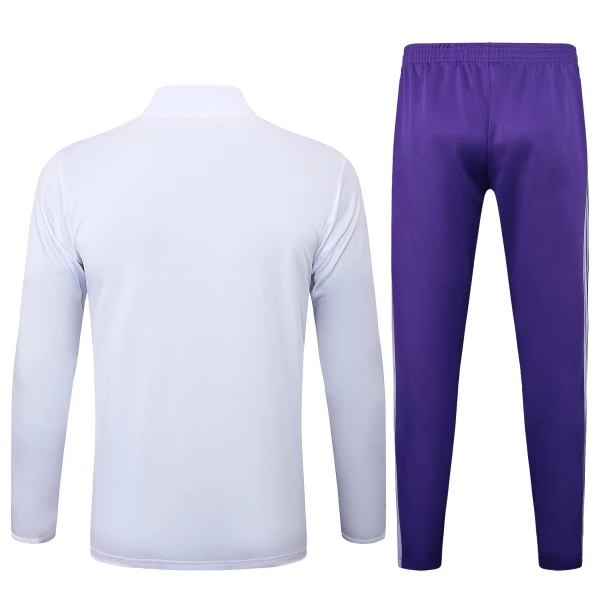 Real Madrid Trainingspullover-Set 25/26 für Herren Weiß