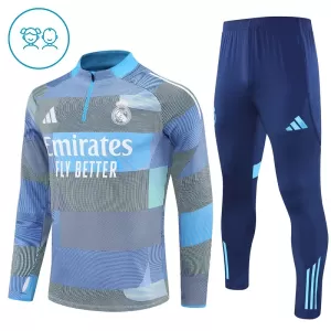 Real Madrid Trainingspullover-Set 25/26 für Kinder Blau