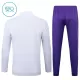 Real Madrid Trainingspullover-Set 25/26 für Kinder Weiß