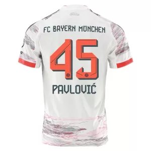 FC Bayern München Aleksandar Pavlovic 45 Auswärtstrikot 25/26 für Herren FC Bayern München Aleksandar Pavlovic 45 Auswärtstrikot 25/26 für Herren