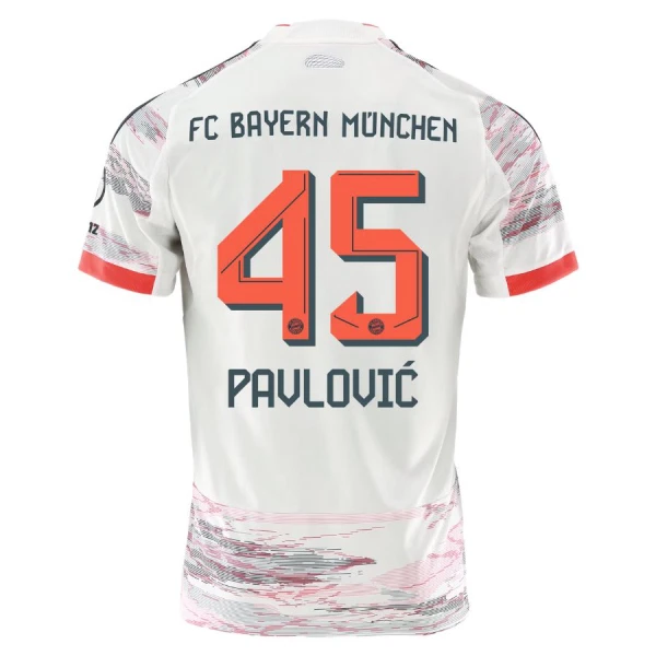 FC Bayern München Aleksandar Pavlovic 45 Auswärtstrikot 25/26 für Herren
