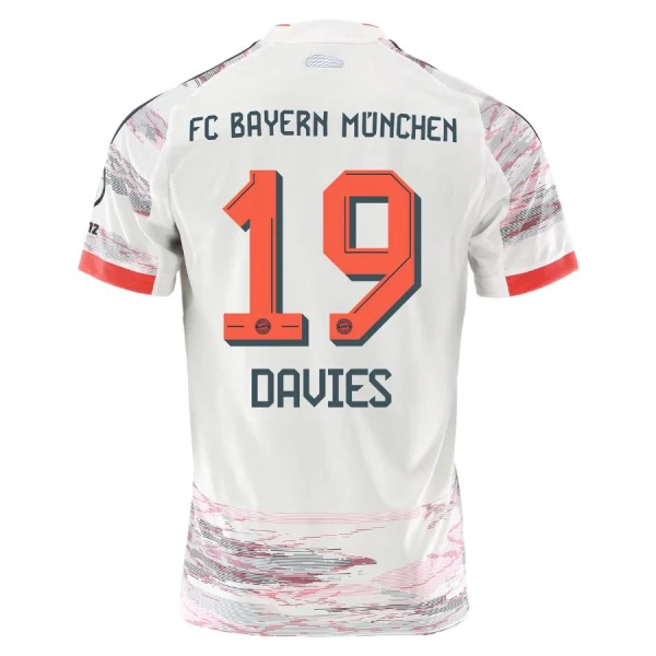 FC Bayern München Alphonso Davies 19 Auswärtstrikot 25/26 für Herren