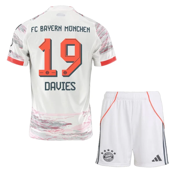FC Bayern München Alphonso Davies 19 Auswärtstrikot 25/26 für Kinder FC Bayern München Alphonso Davies 19 Auswärtstrikot 25/26 für Kinder