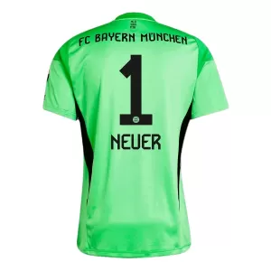FC Bayern München Manuel Neuer 1 Torwart Trikot 25/26 für Herren Grün FC Bayern München Manuel Neuer 1 Torwart Trikot 25/26 für Herren Grün