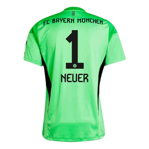 FC Bayern München Manuel Neuer 1 Torwart Trikot 25/26 für Herren Grün