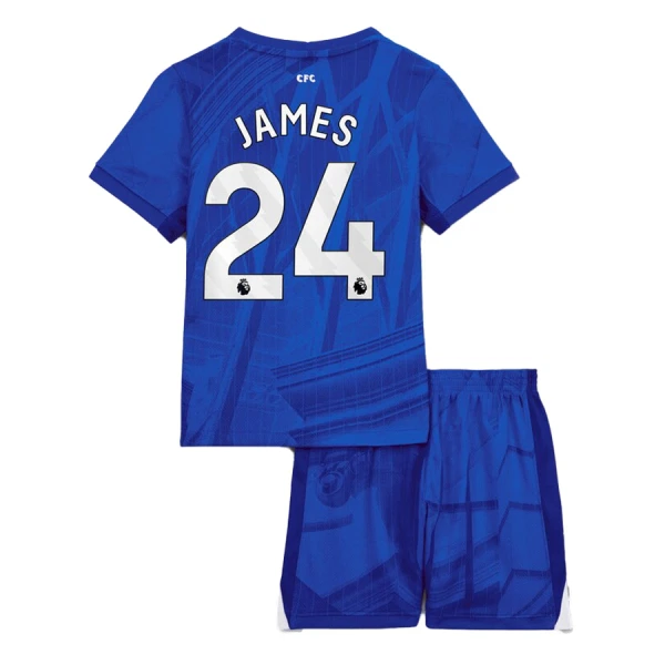 Chelsea James 24 Heimtrikot 25/26 für Kinder Chelsea James 24 Heimtrikot 25/26 für Kinder