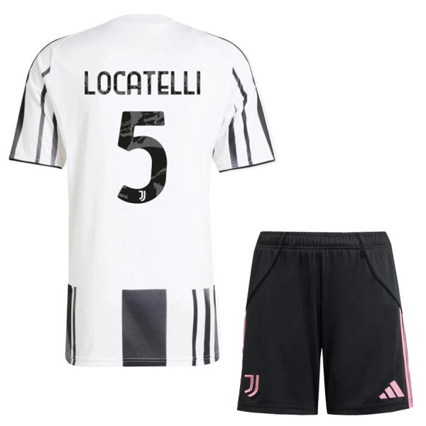 Juventus Locatelli 5 Heimtrikot 25/26 für Kinder Juventus Locatelli 5 Heimtrikot 25/26 für Kinder