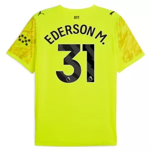 Manchester City Ederson Moraes M. 31 Torwart Trikot 25/26 für Herren Gelb Manchester City Ederson Moraes M. 31 Torwart Trikot 25/26 für Herren Gelb