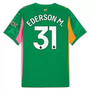 Manchester City Ederson Moraes M. 31 Torwart Trikot 25/26 für Herren Grün Manchester City Ederson Moraes M. 31 Torwart Trikot 25/26 für Herren Grün