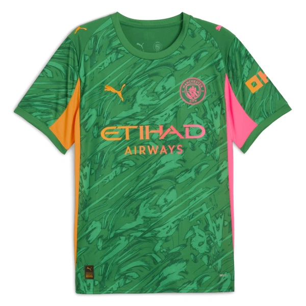 Manchester City Ederson Moraes M. 31 Torwart Trikot 25/26 für Herren Grün