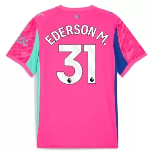 Manchester City Ederson Moraes M. 31 Torwart Trikot 25/26 für Herren Rosa Manchester City Ederson Moraes M. 31 Torwart Trikot 25/26 für Herren Rosa