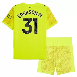 Manchester City Ederson Moraes M. 31 Torwart Trikot 25/26 für Kinder Gelb Manchester City Ederson Moraes M. 31 Torwart Trikot 25/26 für Kinder Gelb