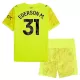 Manchester City Ederson Moraes M. 31 Torwart Trikot 25/26 für Kinder Gelb Manchester City Ederson Moraes M. 31 Torwart Trikot 25/26 für Kinder Gelb
