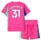 Manchester City Ederson Moraes M. 31 Torwart Trikot 25/26 für Kinder Rosa