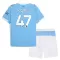 Manchester City Phil Foden 47 Heimtrikot 25/26 für Kinder