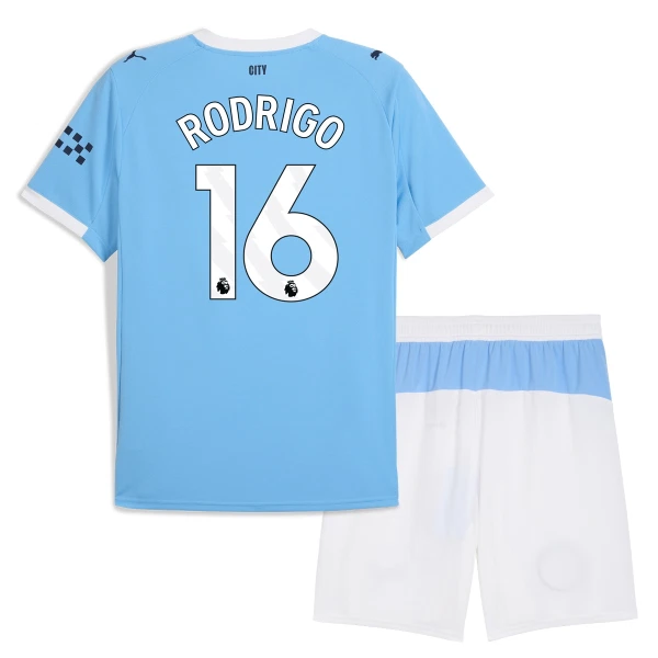 Manchester City Rodrigo Hernández 16 Heimtrikot 25/26 für Kinder Manchester City Rodrigo Hernández 16 Heimtrikot 25/26 für Kinder