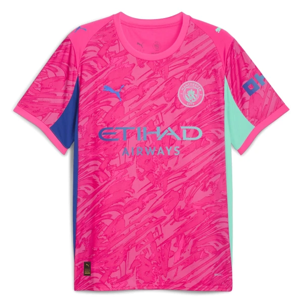 Manchester City Torwart Trikot 25/26 für Herren Rosa Manchester City Torwart Trikot 25/26 für Herren Rosa